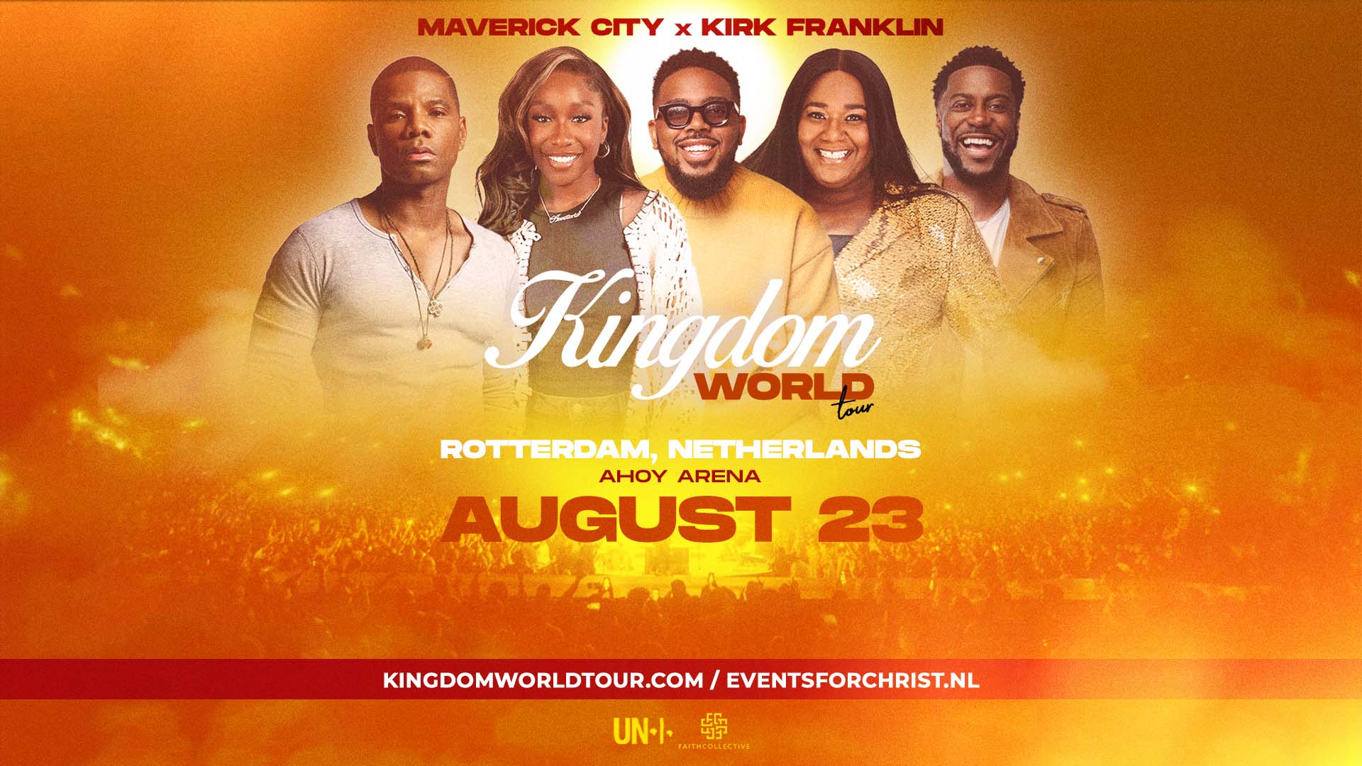 Venue for Kirk Franklin & Maverick City’s performance changed due to alleged price hike by ICGC