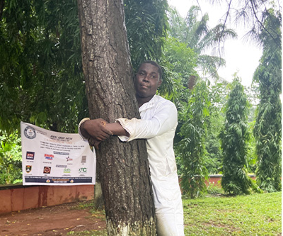 GWR confirms Ghanaian, Abdul Hakim Awal, as new record holder for “tree-hug-a-thon”