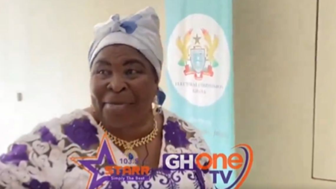 Video: Akua Donkor at EC head office to submit presidential nomination forms