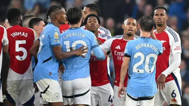 “It is a miracle we played 56 minutes at the Etihad with 10 men” – Arteta