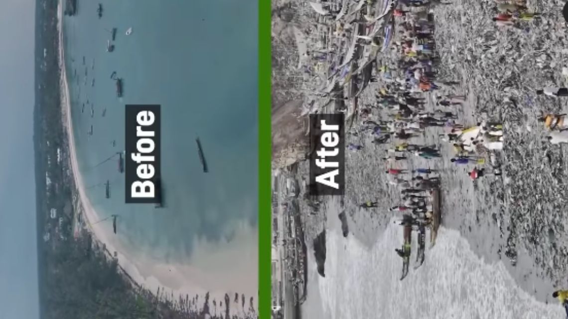 Ghana’s beaches become dumpsite for global textile waste