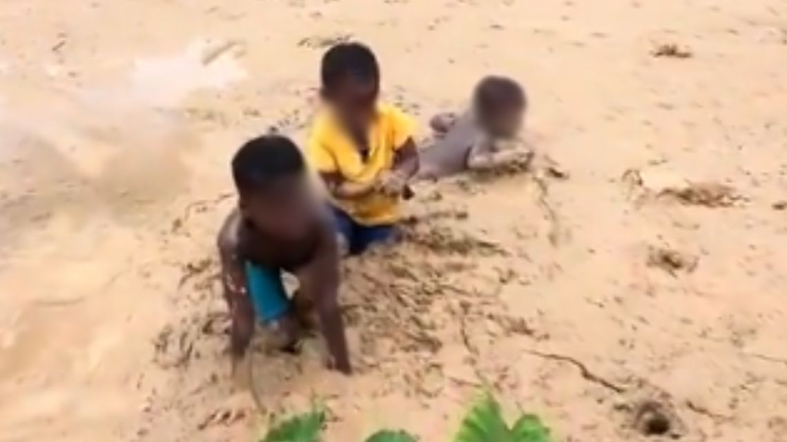 3 children trapped in mud after loitering at a ‘galamsey’ site