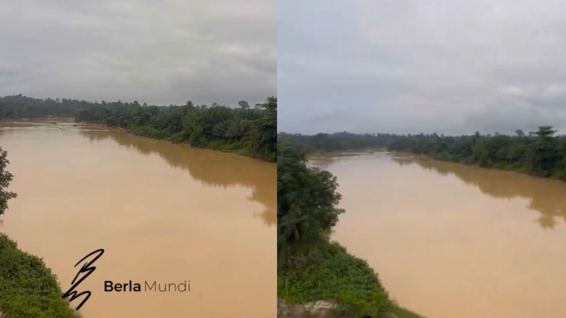 Coffee-brown Pra River alarms Ghanaians over ‘failed’ galamsey fight