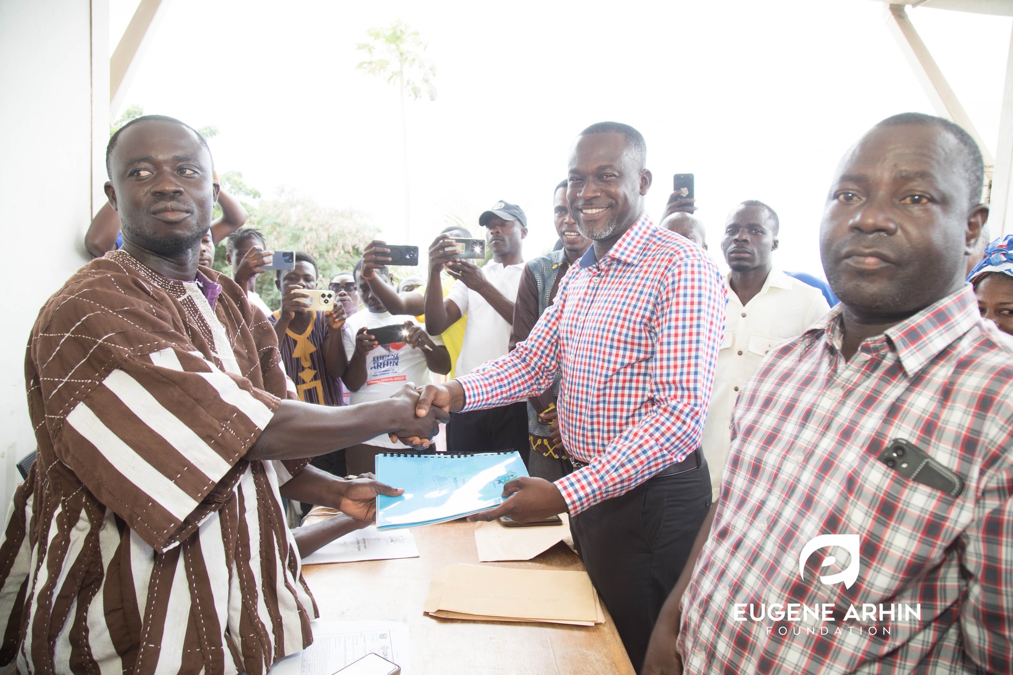 Eugene Arhin files nomination forms to contest Awutu Senya West parliamentary seat