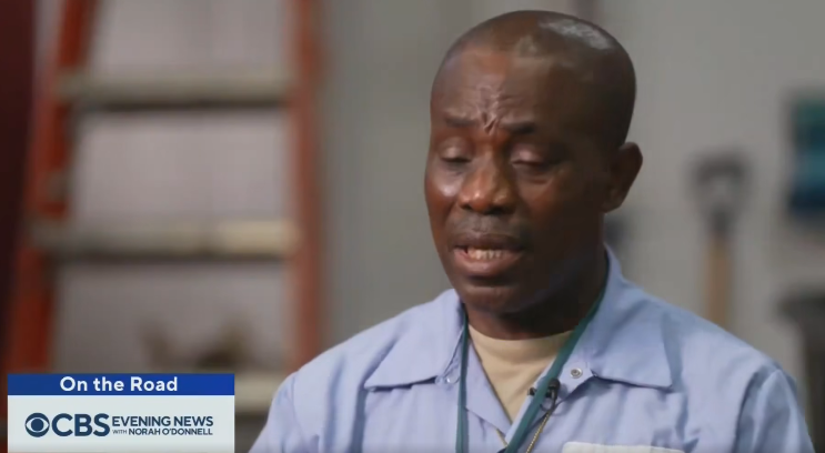 US High School students raise $22K, surprise “kind” Ghanaian Custodian with Jeep Wrangler