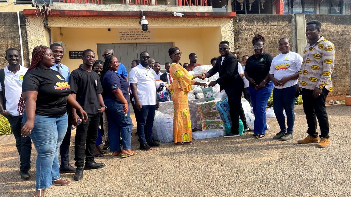 KUC SRC makes donation to inmates, officers at Nsawam Prison