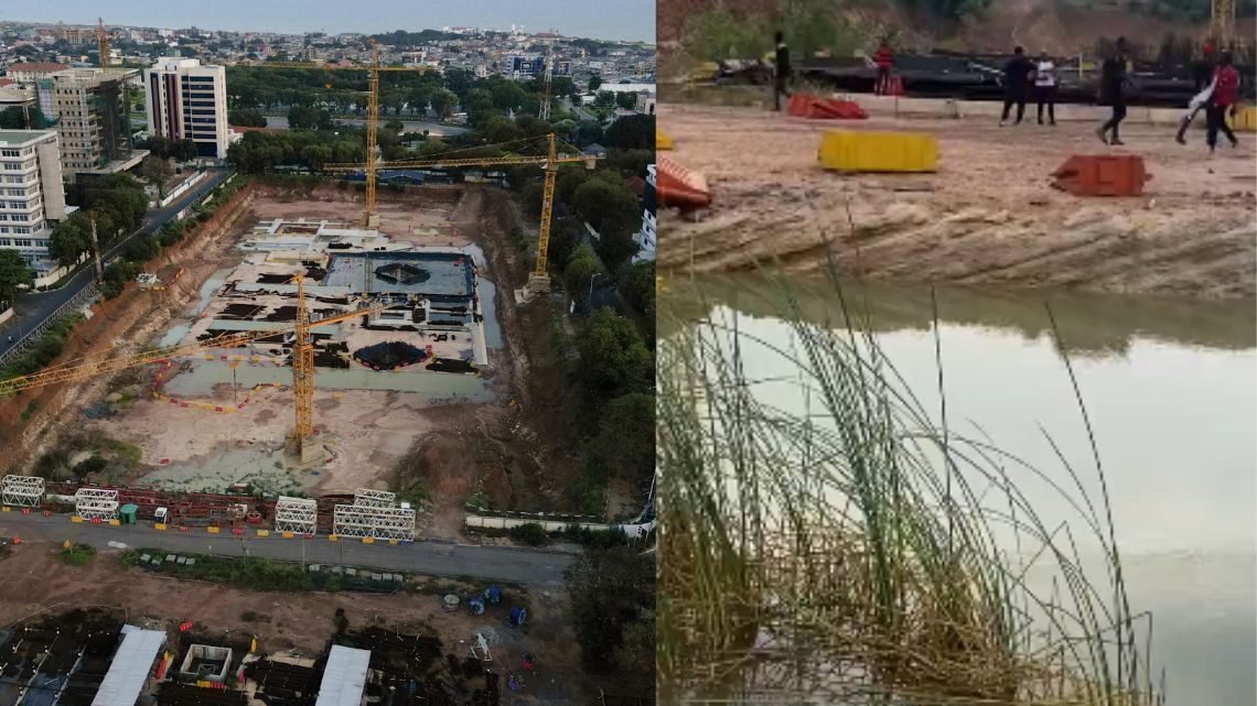 VIDEO: NDC ‘Enough is Enough’ protestors swim in National Cathedral ‘pool’
