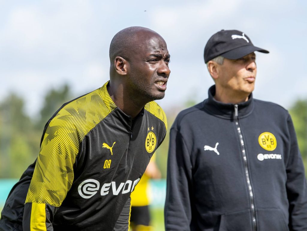 Dortmund extends well wishes to Otto Addo, assistants following car accident