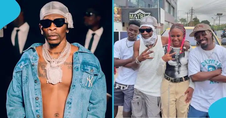 Shatta Wale gifts cash prize, brand new iPhone 13 to Dancegod’s mentee as Winner of “No Size” challenge