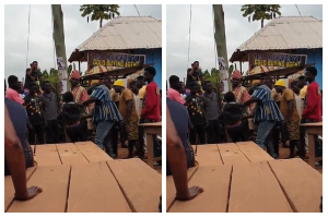 Suspected thief beaten, tied to light pole over motorbike theft