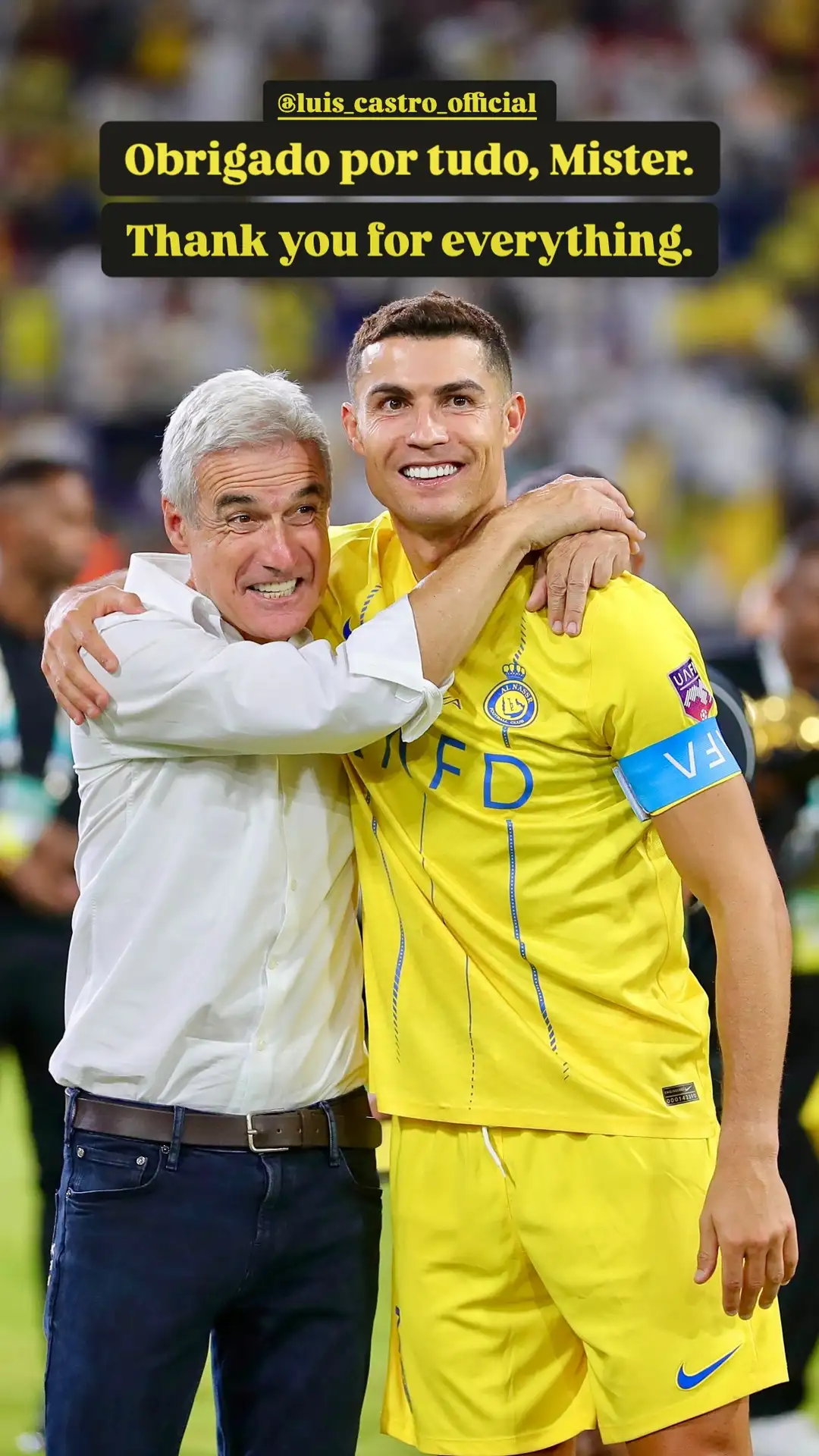 Ronaldo’s message to Al Nassr’s dismissed coach
