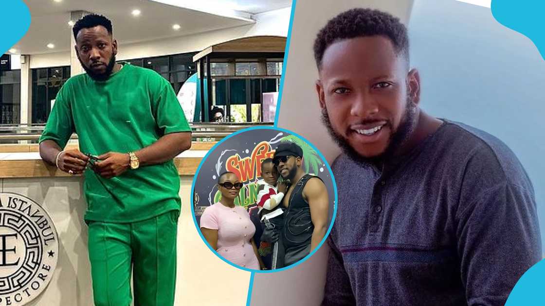 Aaron Adatsi appears with Baby Mama for the first in public