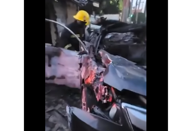 East Legon crash claims 2 lives as vehicles burst into flames