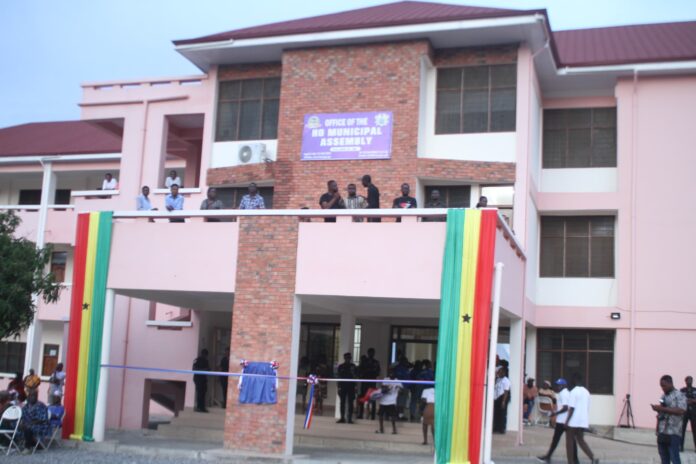 Municipal Assembly office complex commissioned by Bawumia in HO