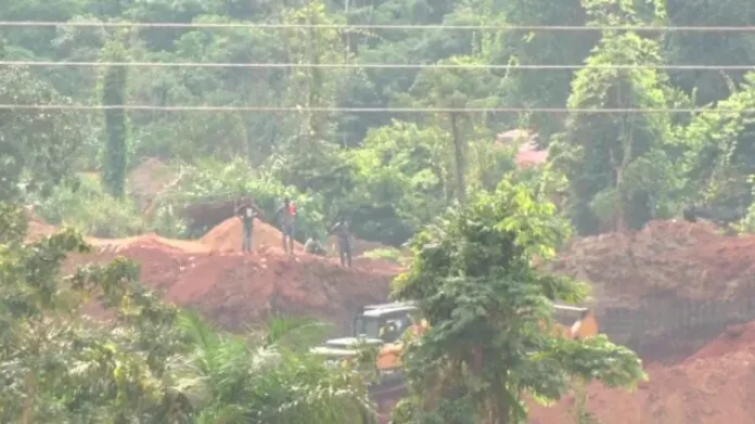 Illegal miners encroach GRIDCo site in Konongo