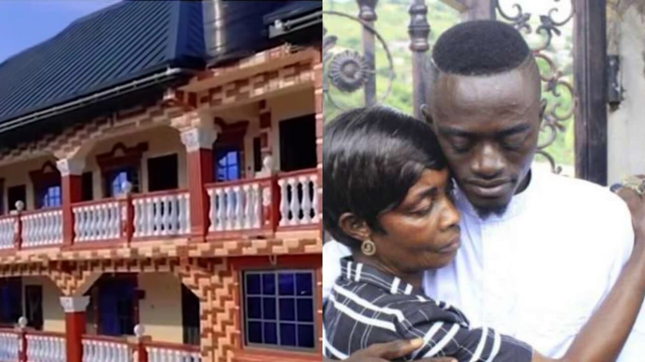 Lil Win gifts his mother a luxurious mansion on her 80th birthday