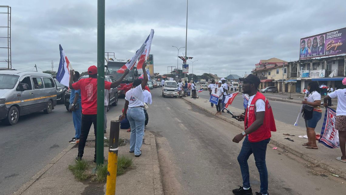 NEIP Boss focuses on securing votes at Odorkor for NPP with traffic light campaign