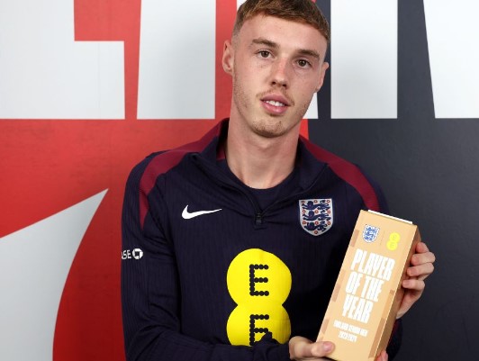 Chelsea’s Cole Palmer awarded England Men’s Player of the Year