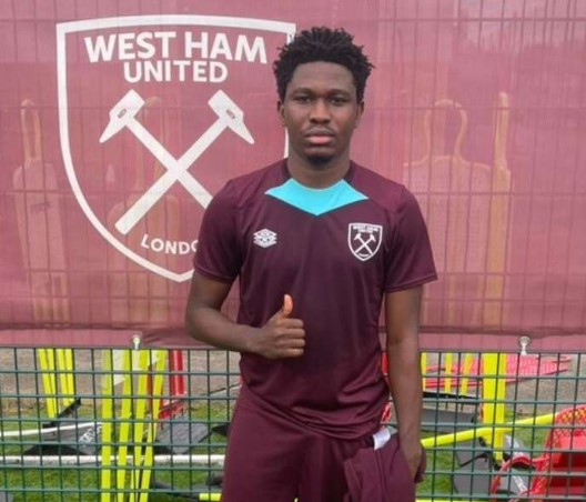 Ghanaian youngster Abdul Rashid Adam officially begins trials at West Ham
