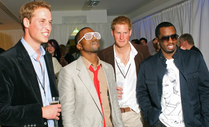 Diddy’s former publicist speaks on rapper’s relationship with young Prince Harry and Williams