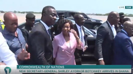 Shirley Ayokor Botchwey returns home after securing Coomonwealth Secretary-General role