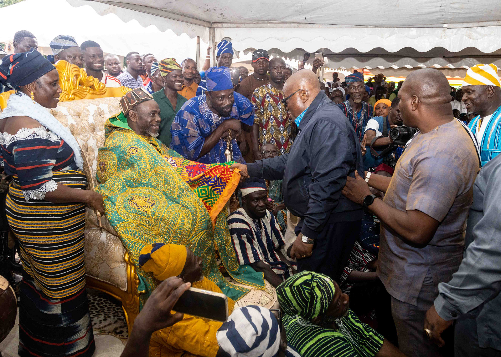 Gonjaland has experienced significant elevation thanks to you – Yagbonwura lauds Akufo-Addo