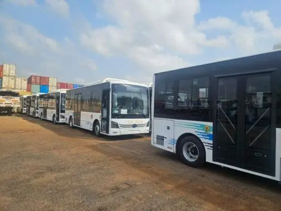 Ghana receives first 50 electric buses in bold move towards eco-friendly public transport