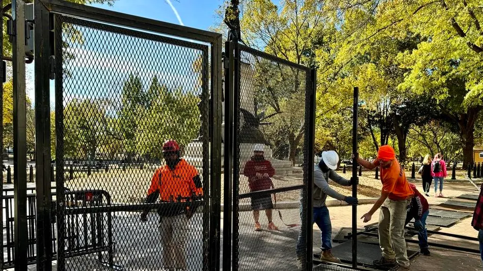 Fences erected around Capitol, D.C. buildings ahead of 2024 US elections