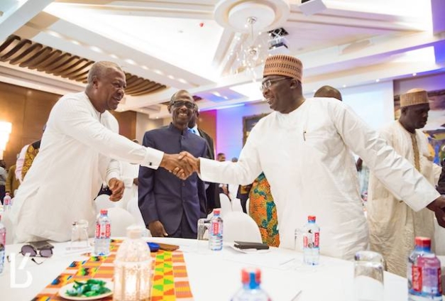 You inherited a solid foundation, don’t let it slip – Bawumia to Pres Mahama