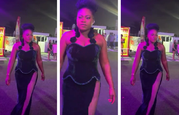 Joyce Blessing under fire over her choice of outfit at 2024 Ghana DJ Awards
