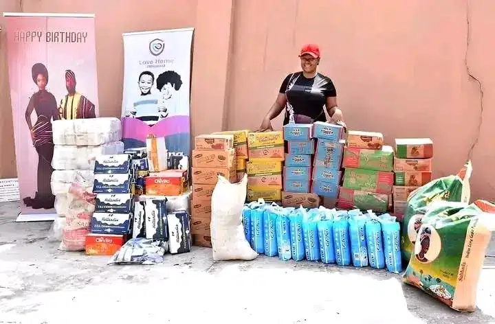 Loyal fans of Davido donates to orphanage to mark his 32nd birthday