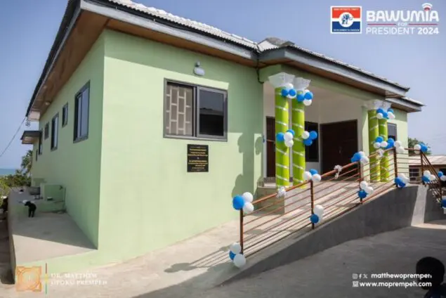 NAPO dedicates new ultramodern library Ekumfi Otuam to late Atta-Mills