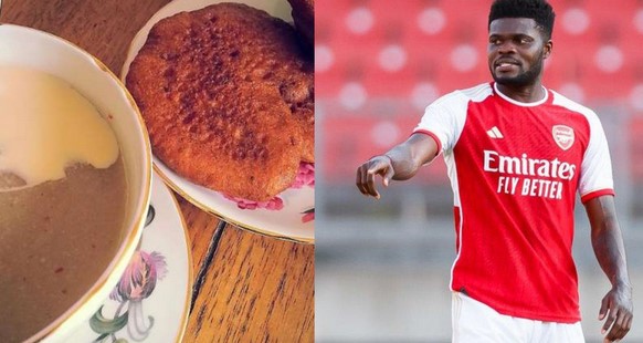 This is what Partey eats before every matches