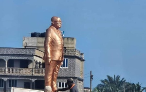 See how BBC reported Akufo-Addo’s statue unveiling