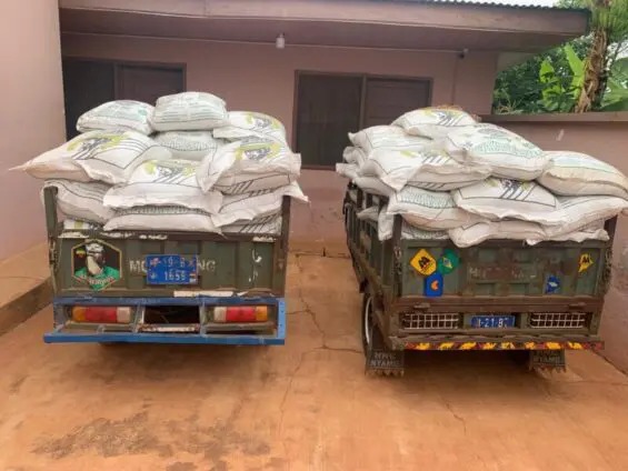 Driver arrested for attempting to smuggle rice for SHSs in Bono East