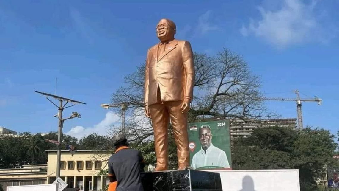 Social media users react to new sculpture of Akufo-Addo