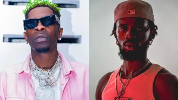 Blacko falls for Shatta Wale’s publicity stunts with fake ‘Calvlein’ underwear