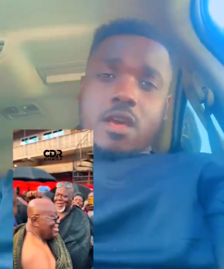 Akufo-Addo must apologise for destroying the economy, not me – Man who scowled at president