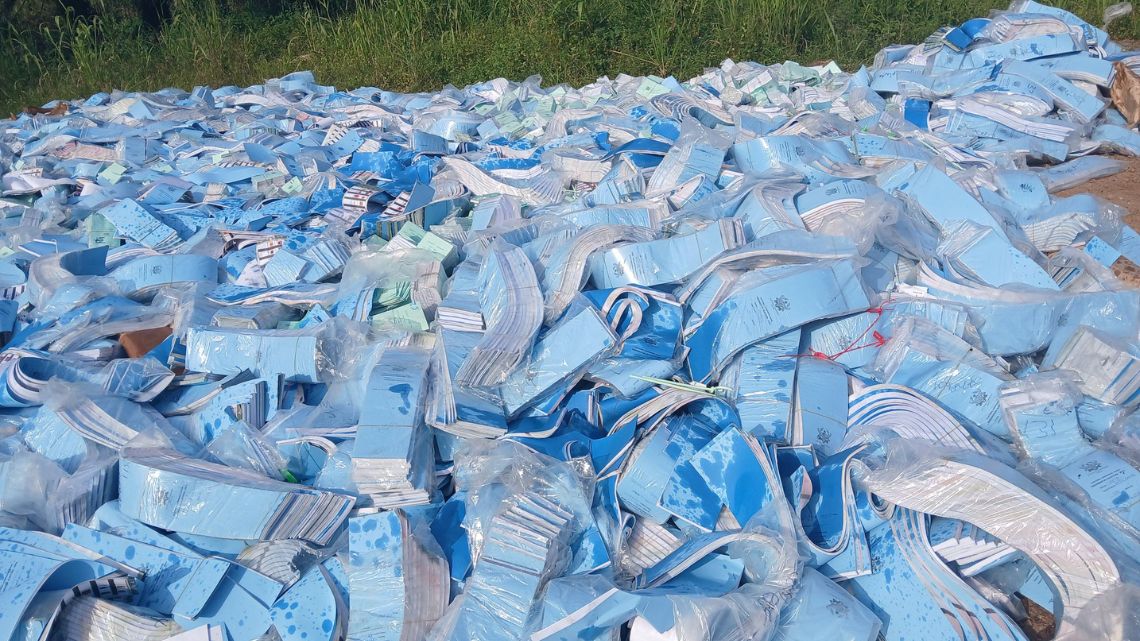 EC burns ballot papers for Ahafo and Volta Regions due to errors in serialization