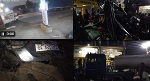 Two dead in Konongo as fuel tanker plunges into oncoming vehicles