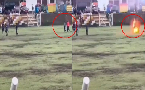 Lightning strike kills one player, injures four others during football match in Peru