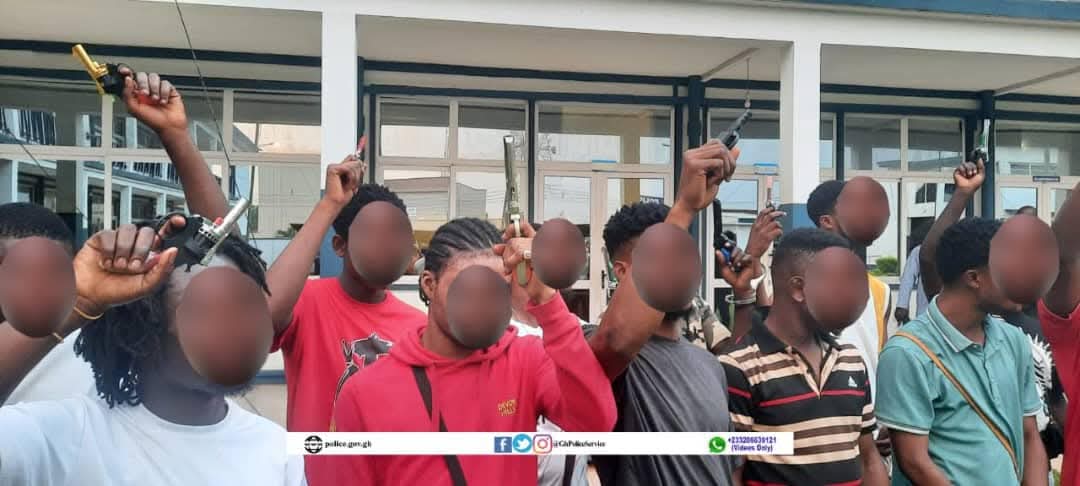 26 persons arrested for brandishing, recklessly firing toy guns in public