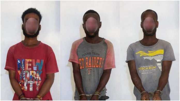 Police arrests 4 for stealing Agenda 111 building materials at Awutu Bereku