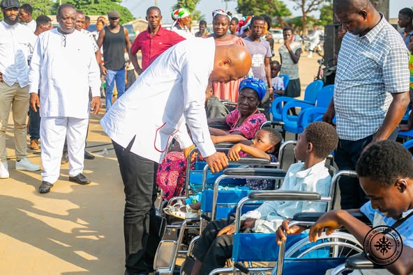 Ablakwa thanks constituents with 100 wheelchairs to persons with disability