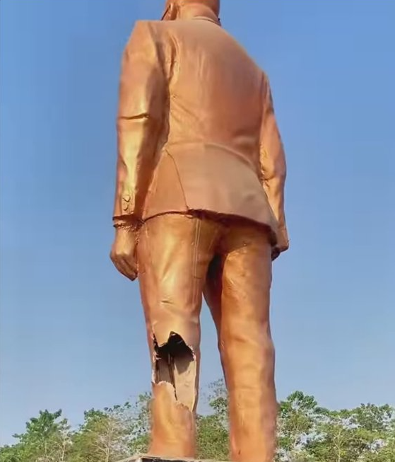 Police manhunt culprits who damaged Akufo-Addo’s statue