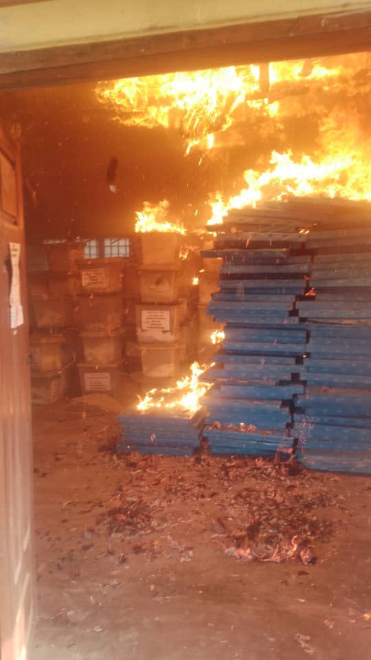 Ayensuano EC office set on fire