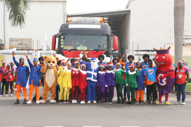 Cowbell Santa brings Christmas surprise to Accra residents