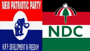 NPP and NDC supporters engage in heated argument at Kasoa polling station