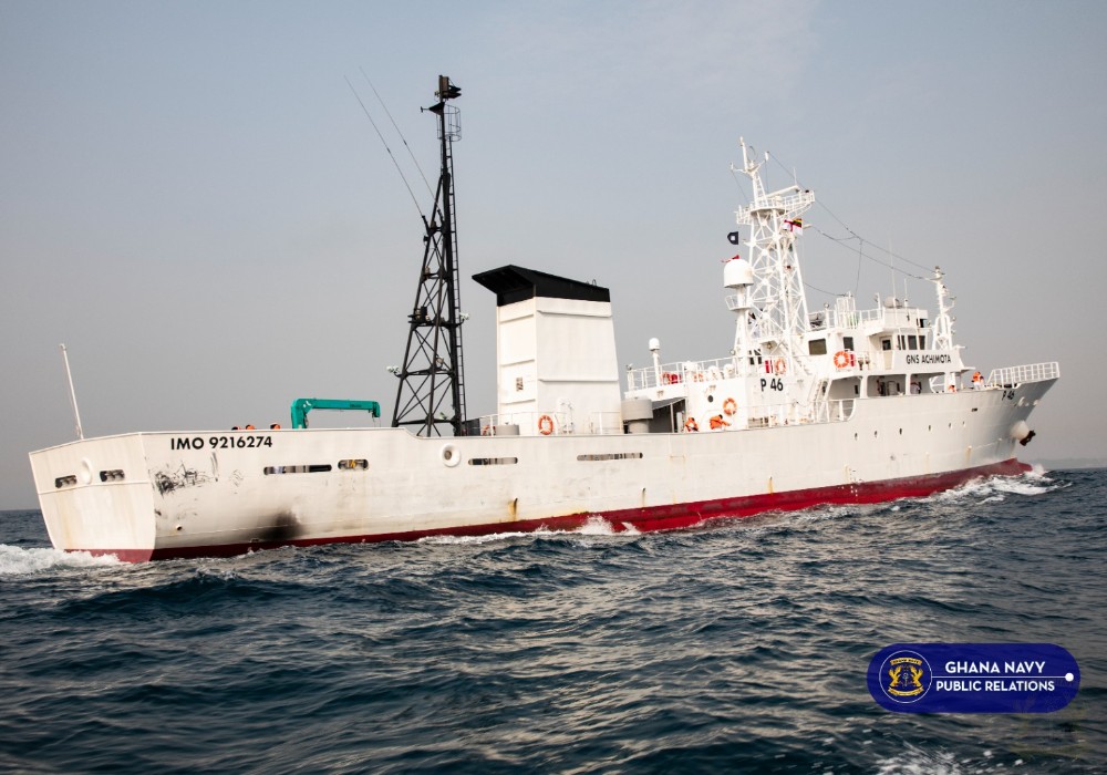 Ghana secures its biggest navy ship to aid maritime security