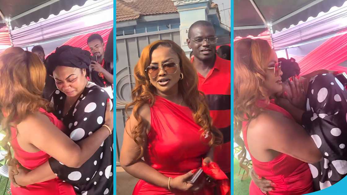 Video: McBrown visits Empress Gifty to console her after losing her mother